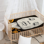 African Woman Print Baby Crib Sheet