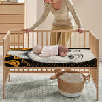 African Woman Print Baby Crib Sheet