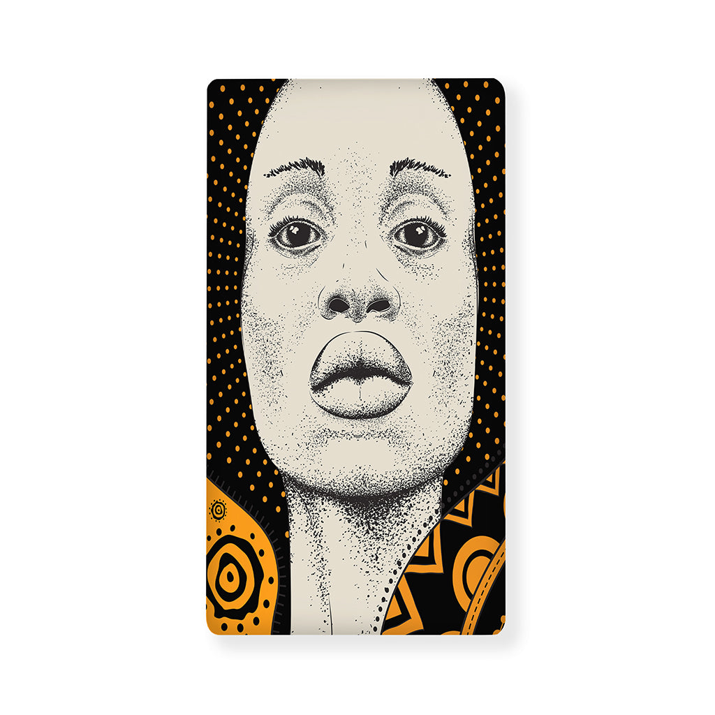 African Woman Print Baby Crib Sheet