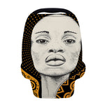 African Woman Print Baby Seat Cover