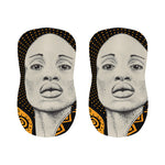 African Woman Print Bar Stool Covers
