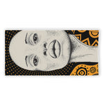 African Woman Print Beach Towel