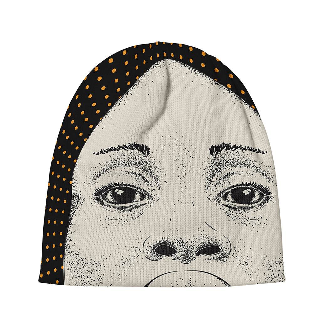 African Woman Print Beanie