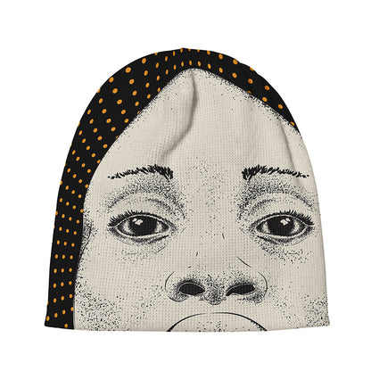 African Woman Print Beanie