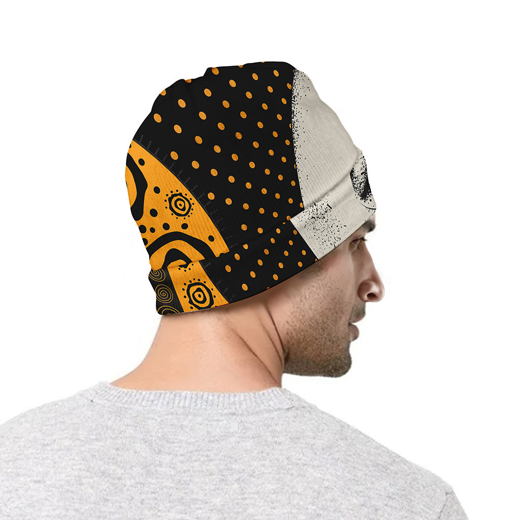 African Woman Print Beanie