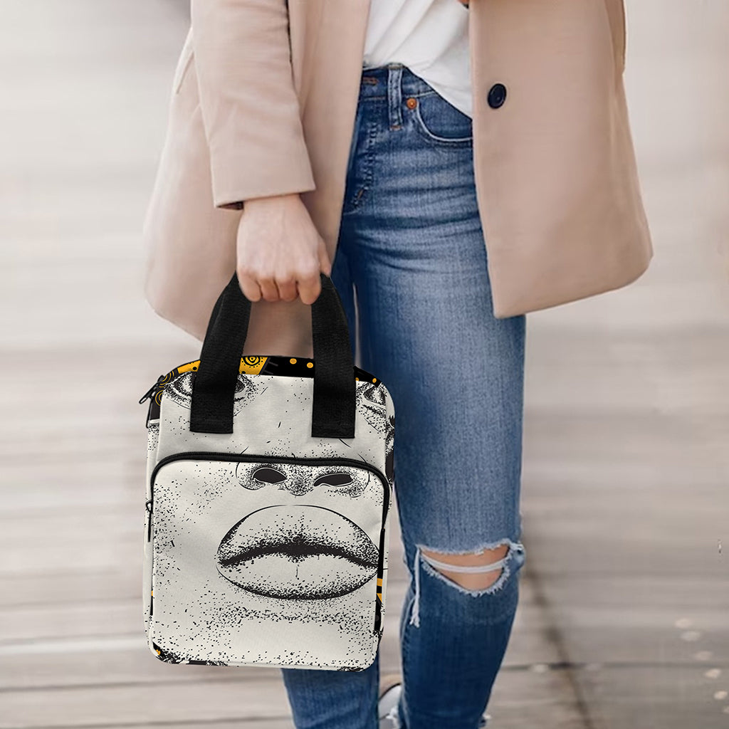 African Woman Print Bible Tote Bag