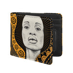 African Woman Print Bifold Wallet