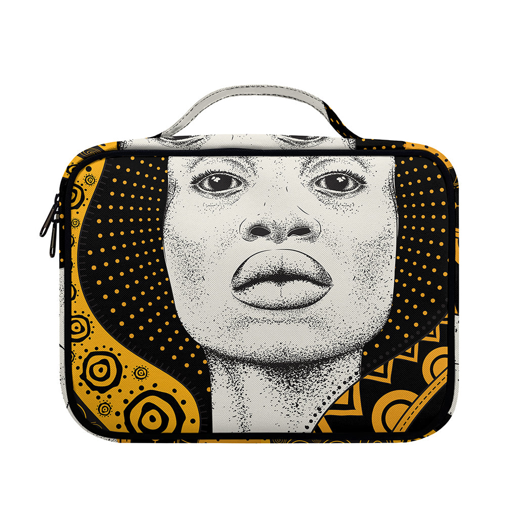 African Woman Print Briefcase Bible Bag