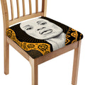 African Woman Print Chair Cushion Cover