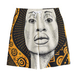 African Woman Print Cotton Shorts