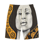 African Woman Print Cotton Shorts