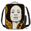 African Woman Print Crossbody Lunch Bag