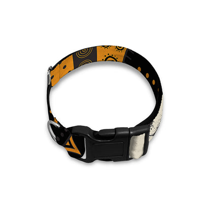 African Woman Print Dog Collar