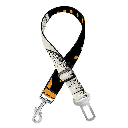 African Woman Print Dog Seat Belt