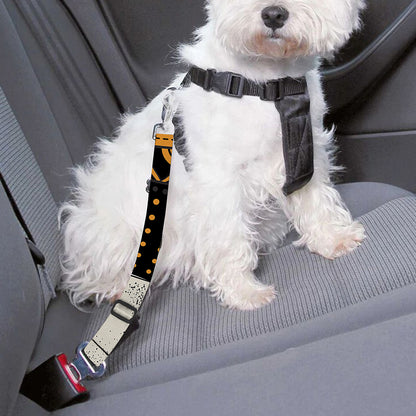 African Woman Print Dog Seat Belt