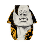 African Woman Print Dog Zip Up Hoodie