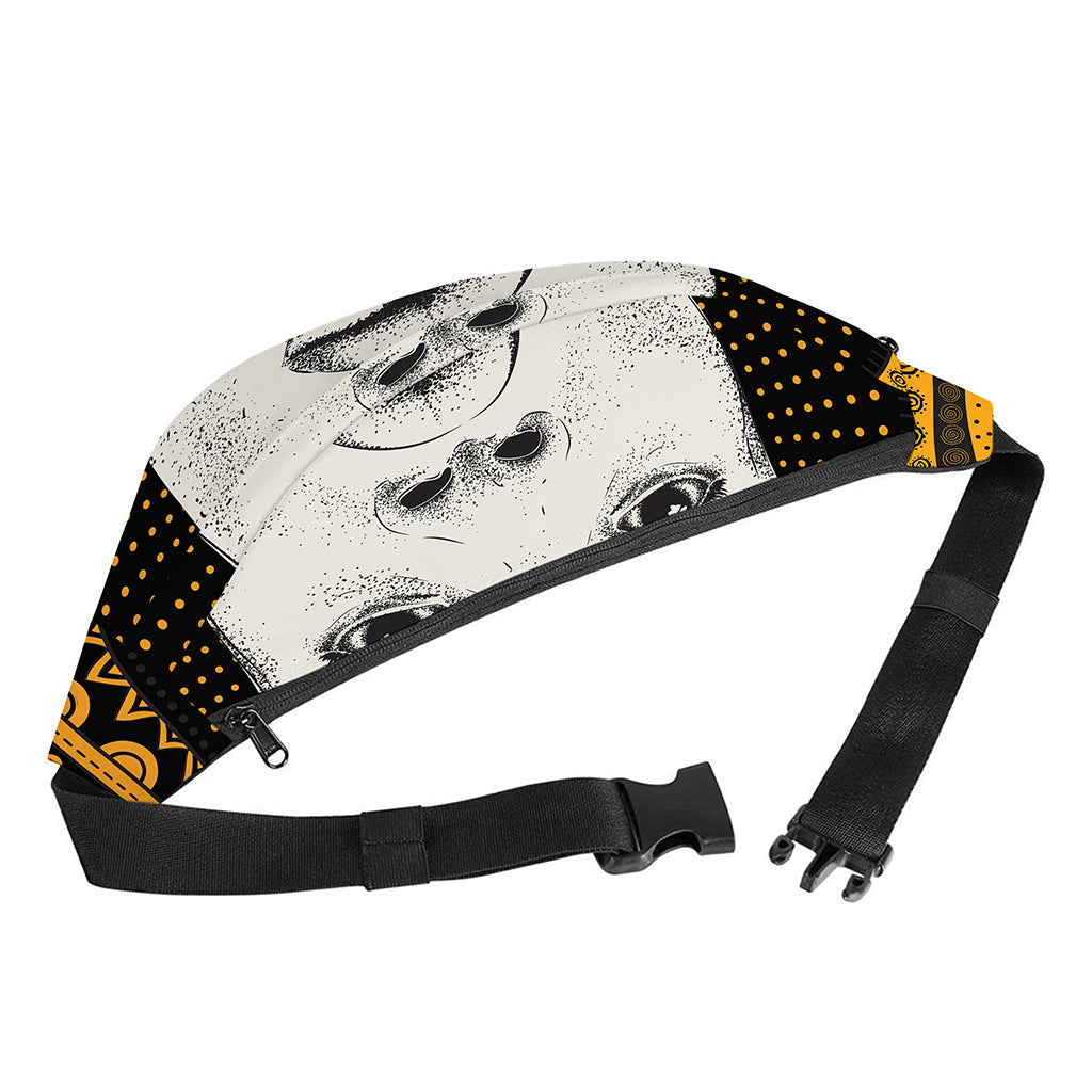 African Woman Print Fanny Pack
