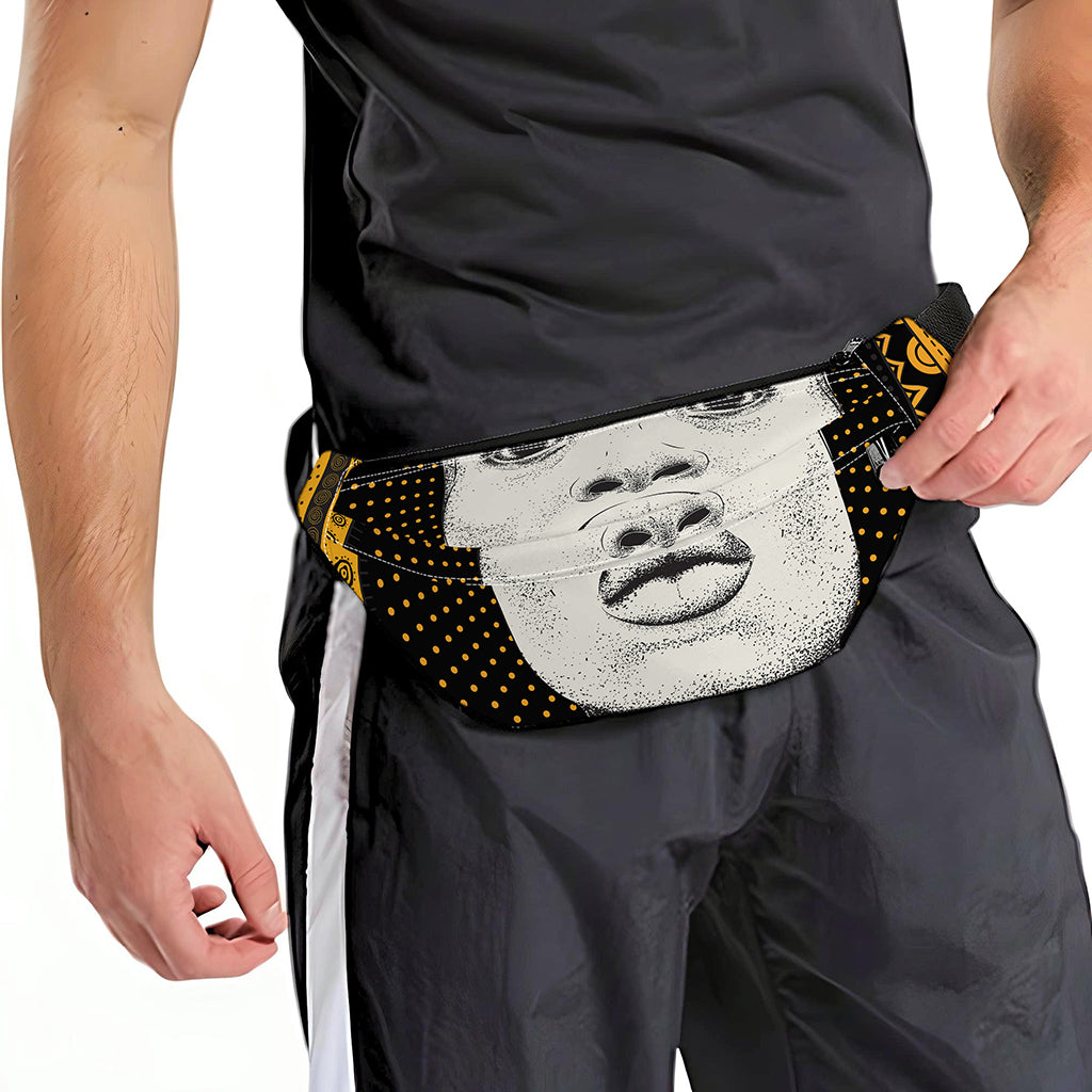 African Woman Print Fanny Pack
