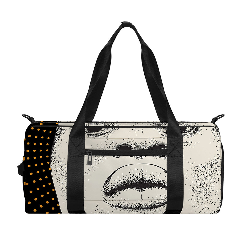 African Woman Print Gym Bag