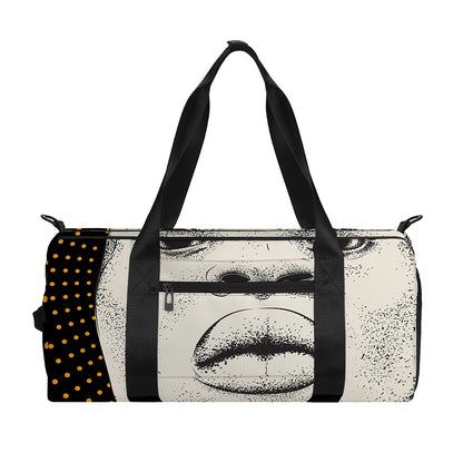 African Woman Print Gym Bag