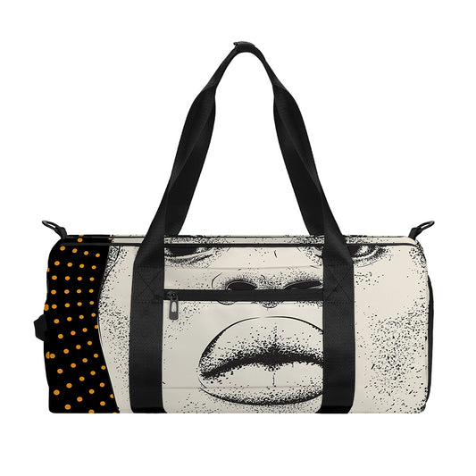African Woman Print Gym Bag