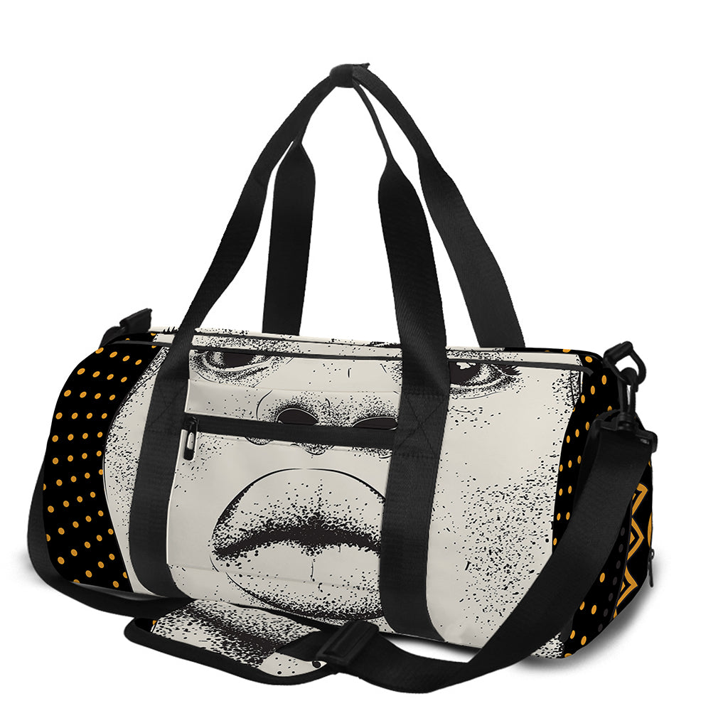 African Woman Print Gym Bag