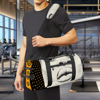 African Woman Print Gym Bag