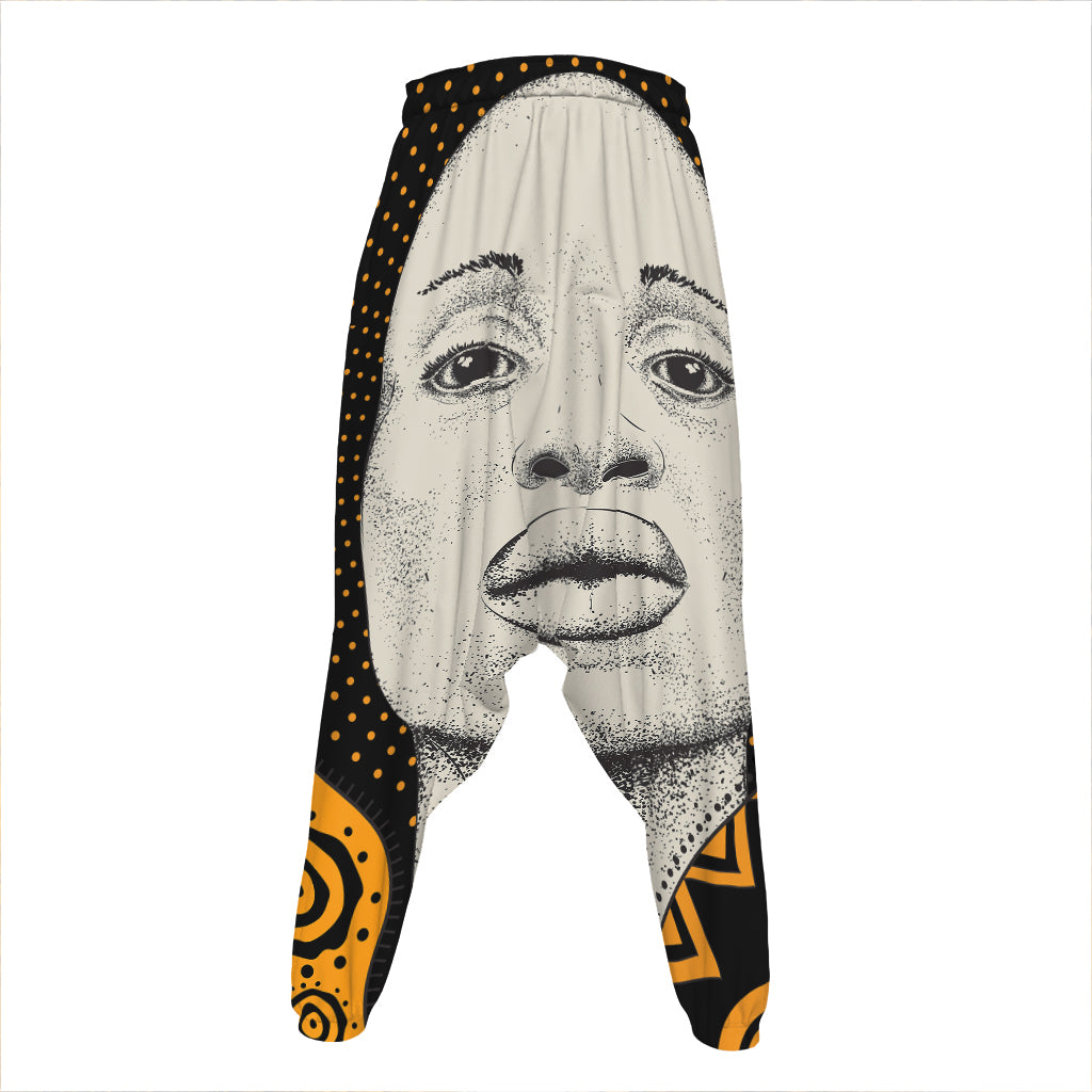 African Woman Print Hammer Pants
