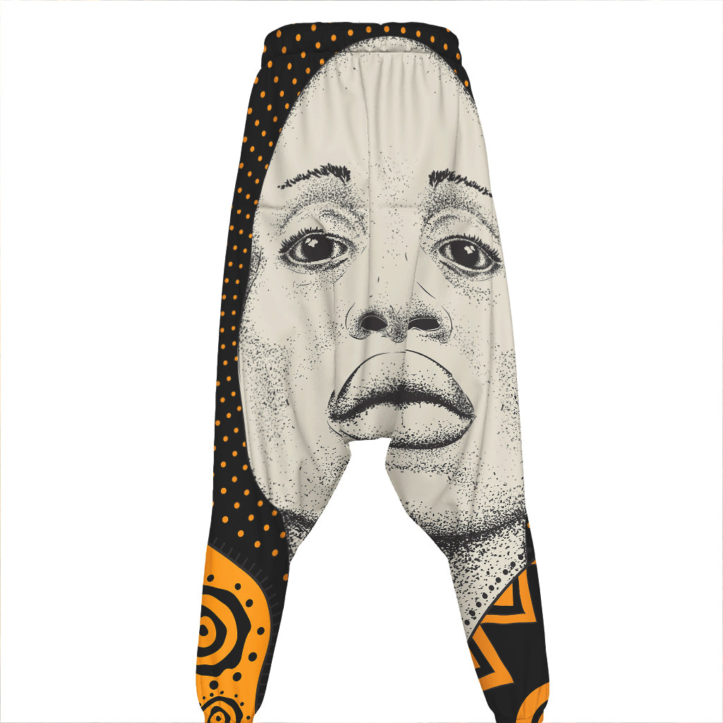 African Woman Print Hammer Pants