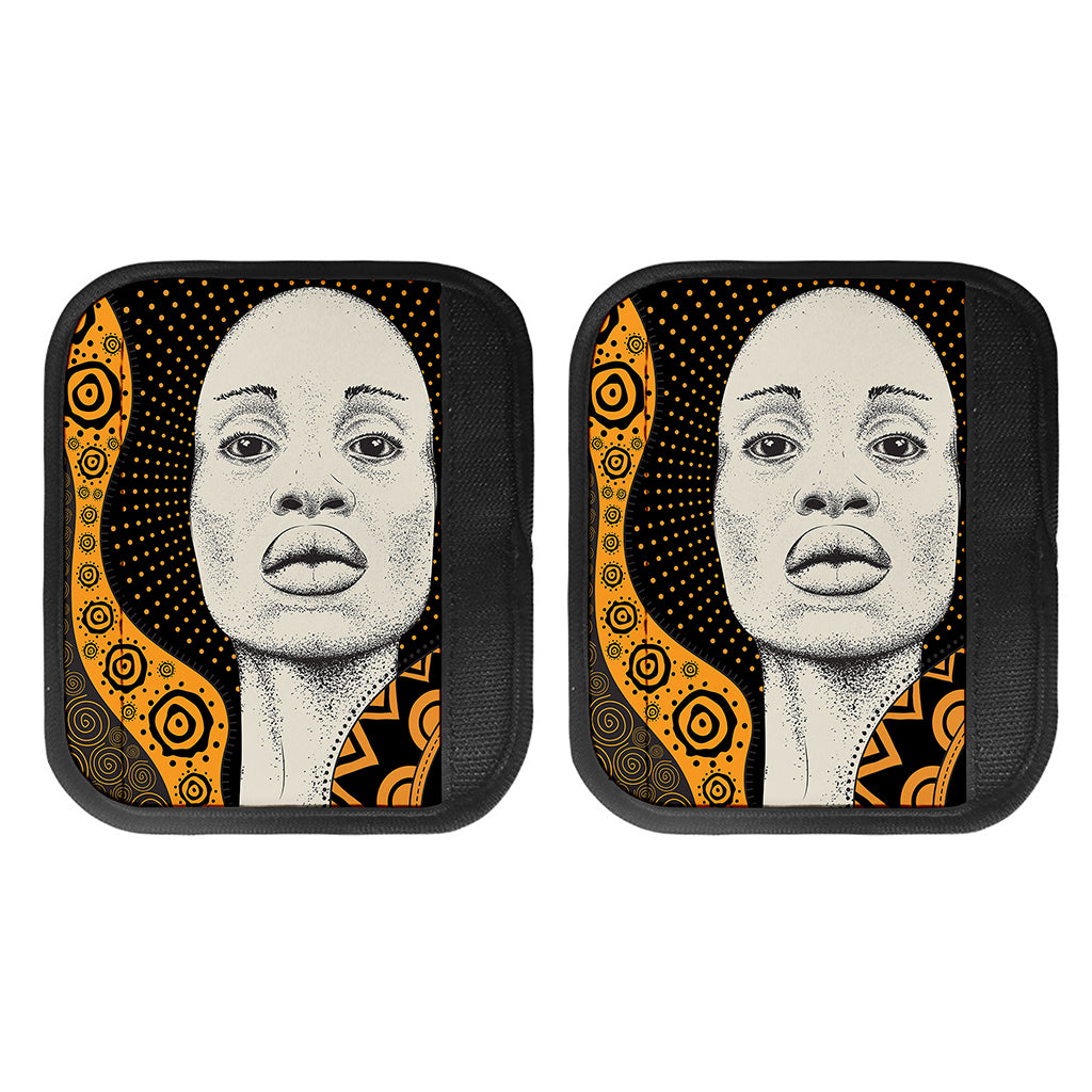 African Woman Print Handle Covers