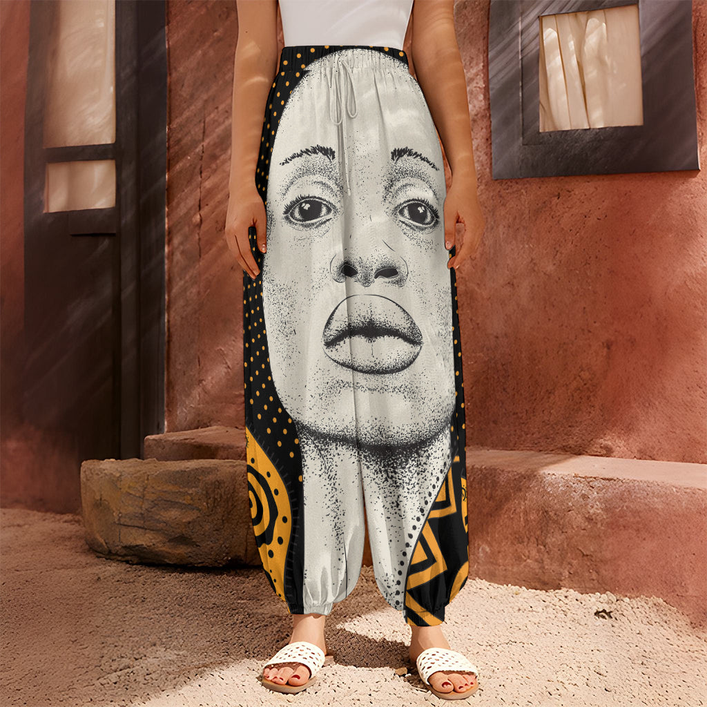 African Woman Print Harem Pants