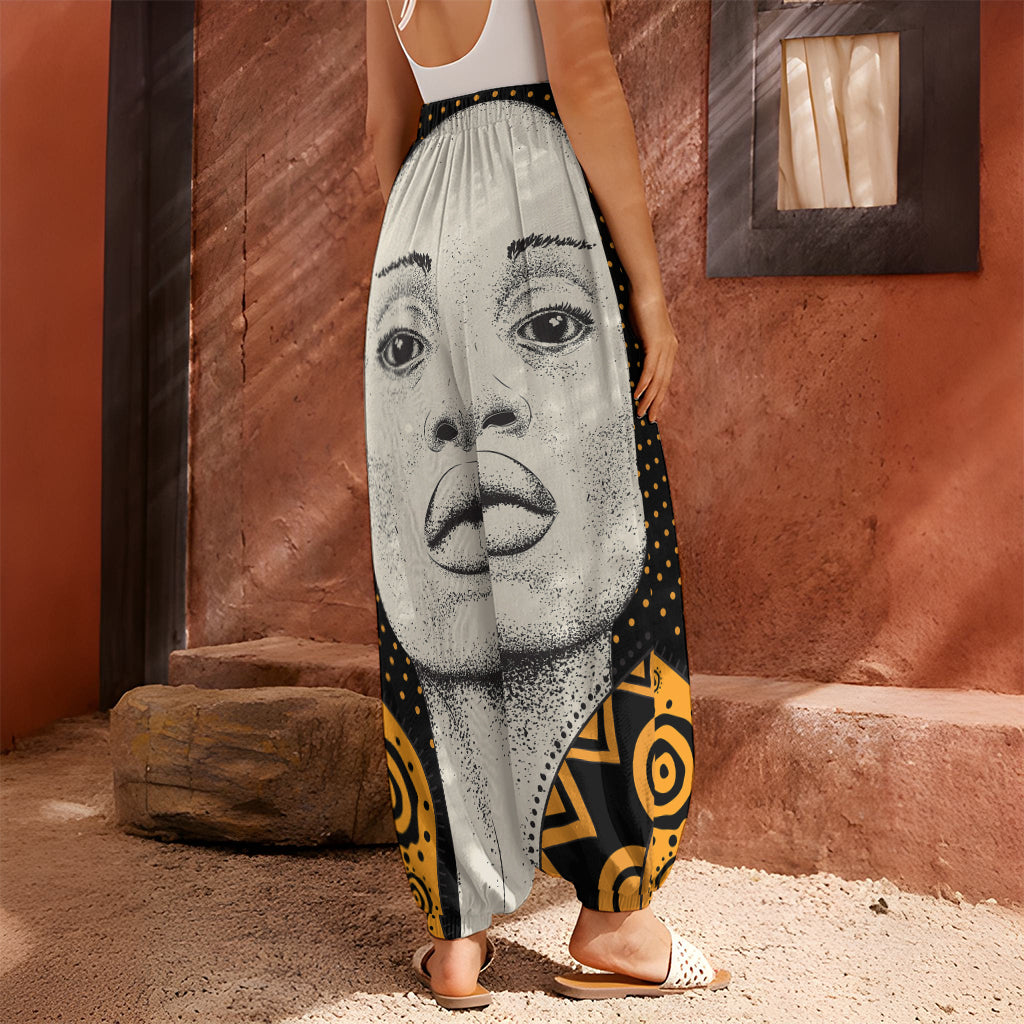 African Woman Print Harem Pants