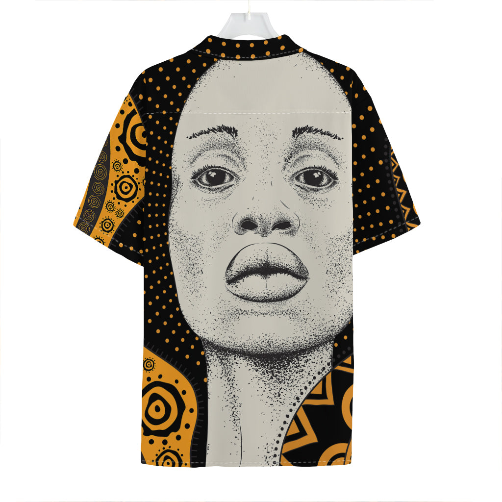 African Woman Print Hawaiian Shirt