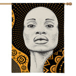 African Woman Print House Flag