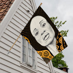 African Woman Print House Flag