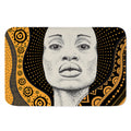 African Woman Print Indoor Door Mat