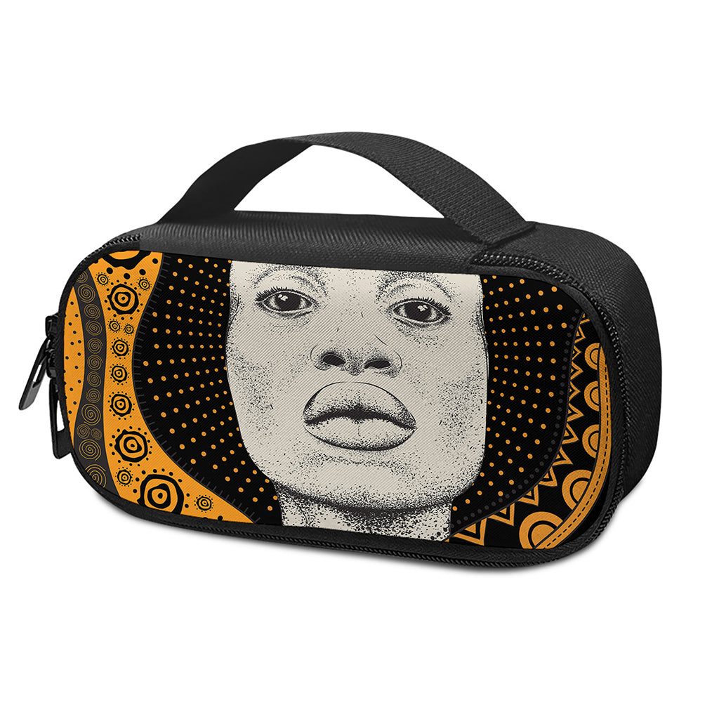 African Woman Print Insulin Cooler Travel Case