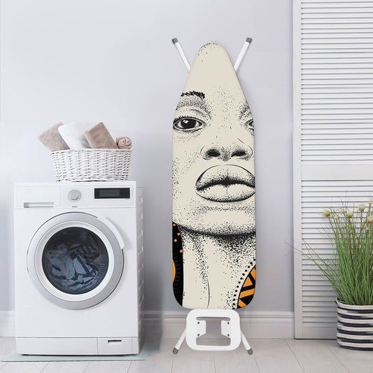 African Woman Print Ironing Board Cover