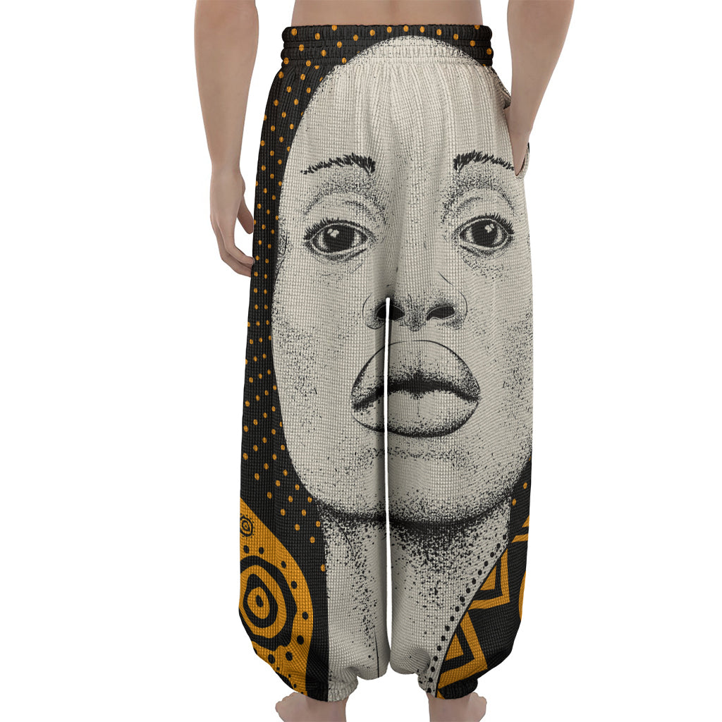 African Woman Print Lantern Pants