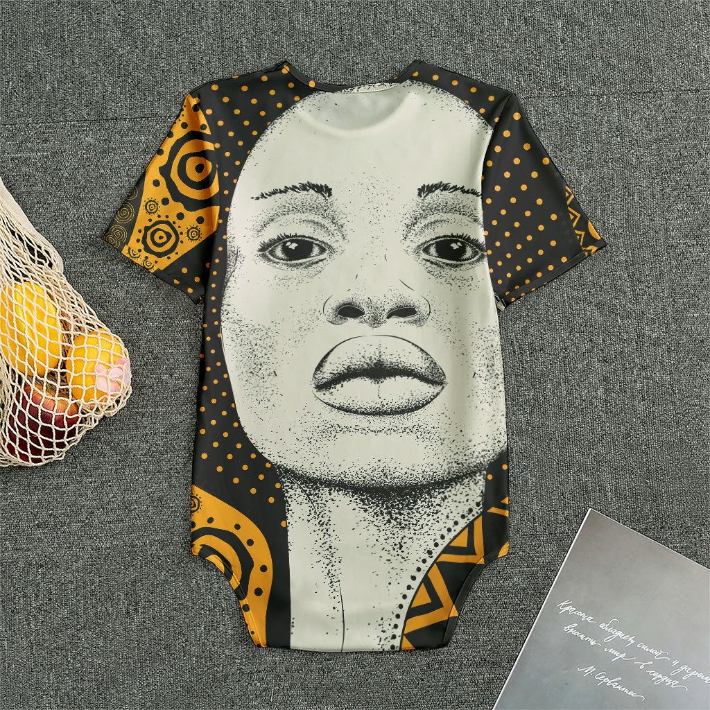 African Woman Print Men's Bodysuit
