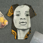 African Woman Print Men's Bodysuit