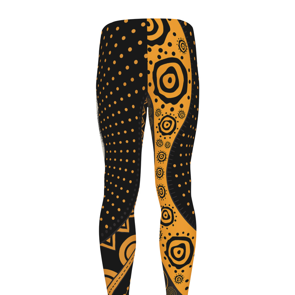 African Woman Print Men's leggings