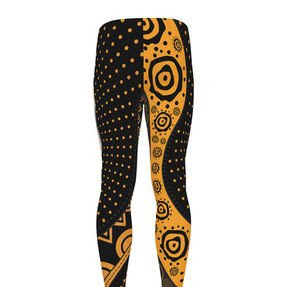 African Woman Print Men's leggings