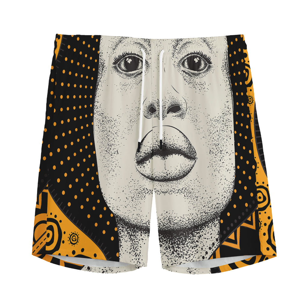 African Woman Print Men's Sports Shorts