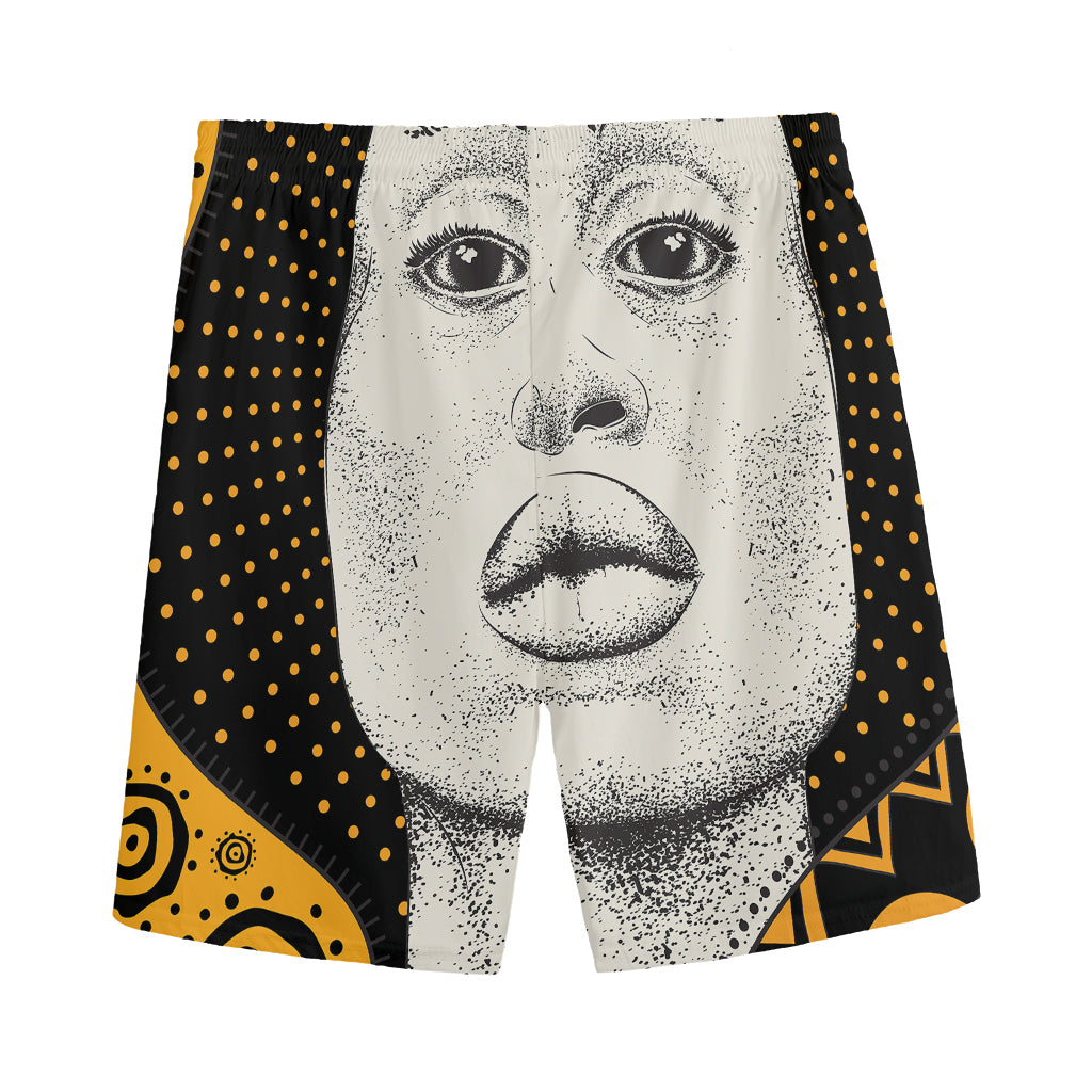 African Woman Print Men's Sports Shorts