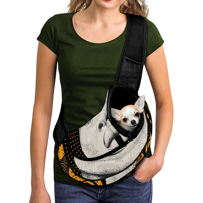 African Woman Print Pet Sling Carrier