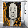 African Woman Print Premium Shower Curtain