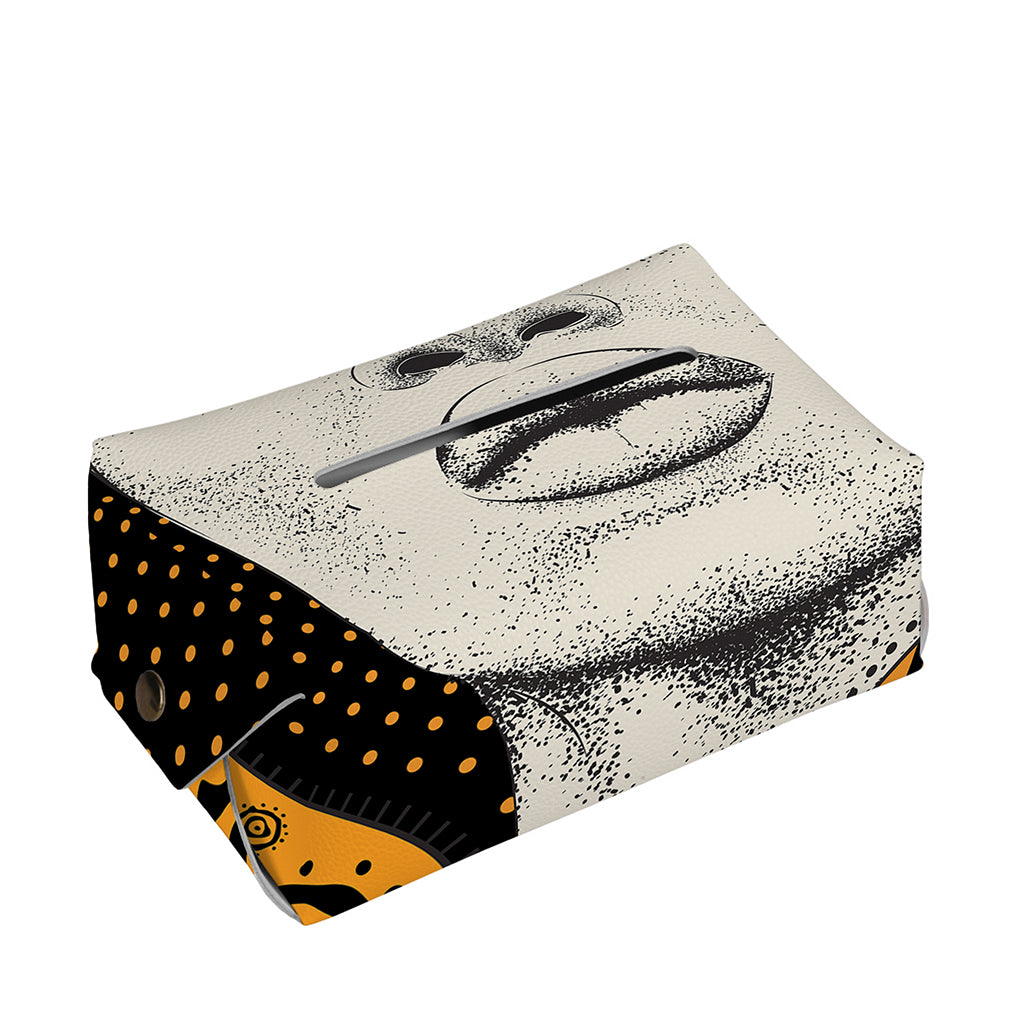 African Woman Print Rectangle Tissue Box Cover