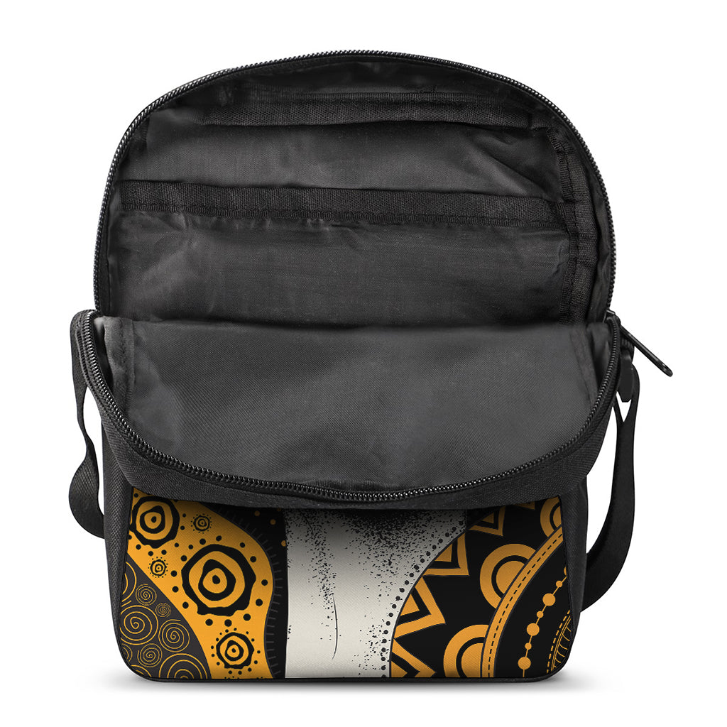 African Woman Print Rectangular Crossbody Bag