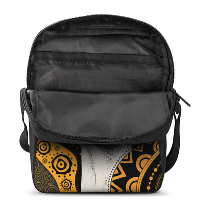 African Woman Print Rectangular Crossbody Bag